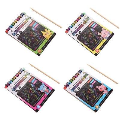 Motor Skills: Preschool Learning (Do-it-Yourself) Drawing Scratch Painting