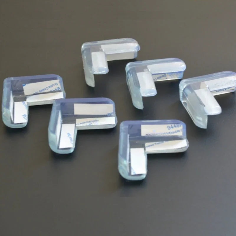 4pcs/set Children Safety Table Conner Protector Transparent Angle Form Furniture Edge Cover Guards Table Conner Proofing Case
