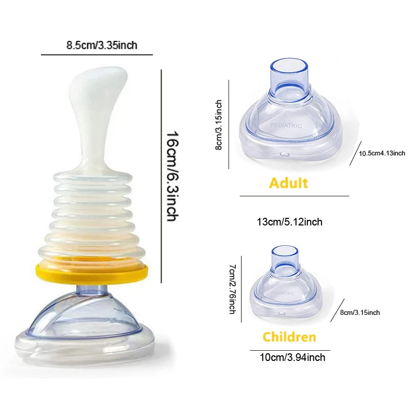 4PCS First Aid Anti Suffocation Choking Emergency Device