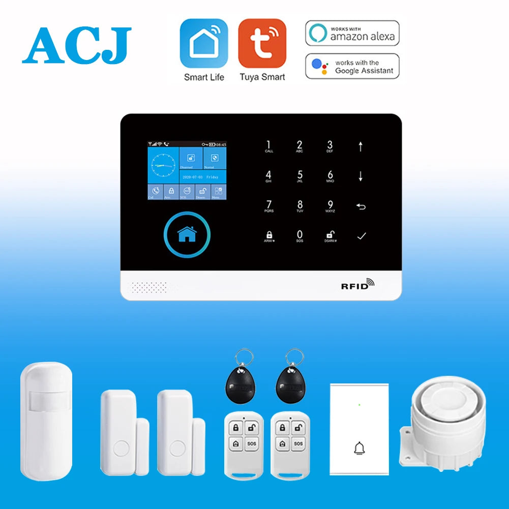 Home Alarm Systems with Motion Cameras,Smart House App Control