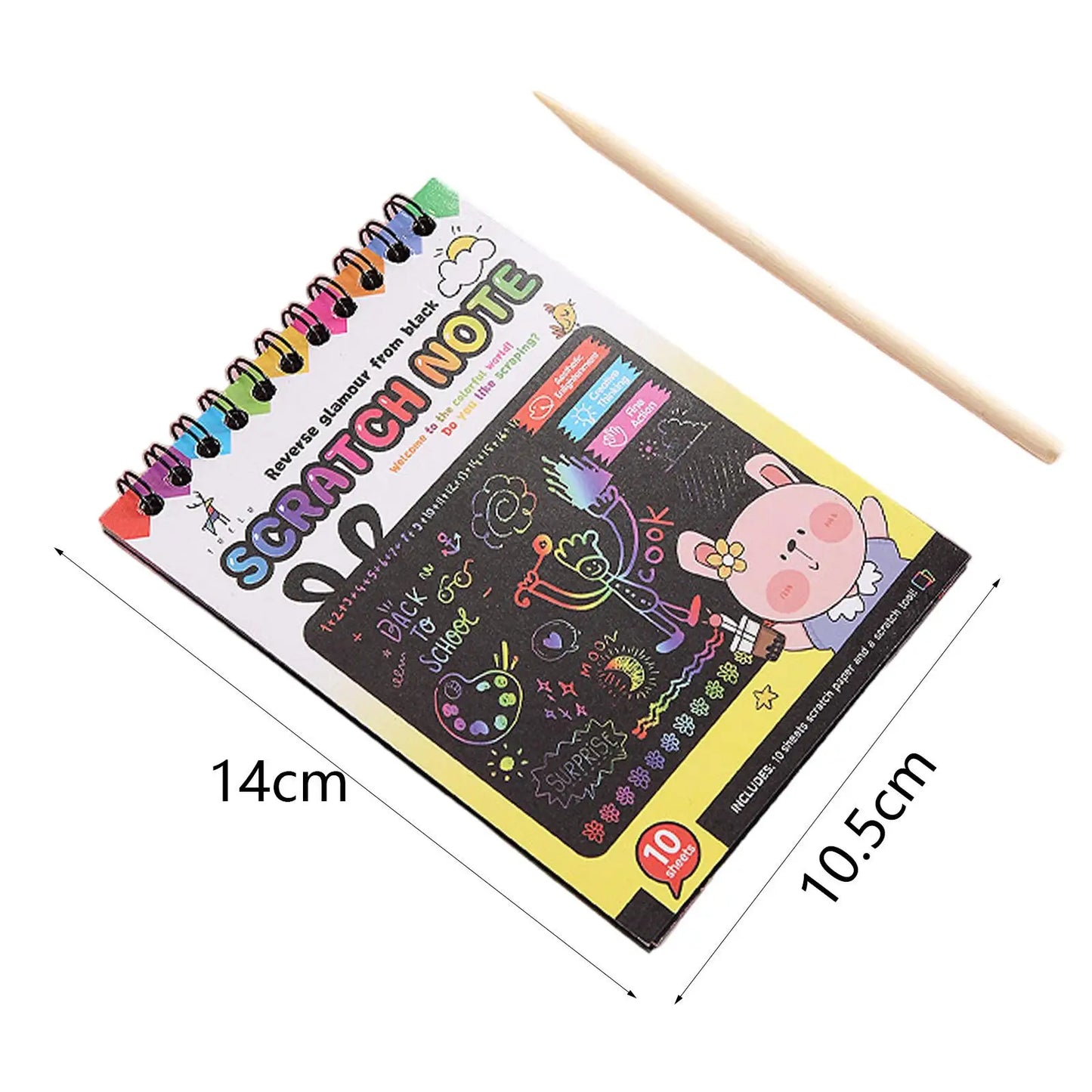 Motor Skills: Preschool Learning (Do-it-Yourself) Drawing Scratch Painting