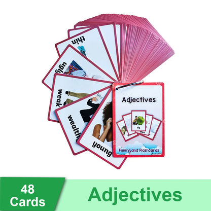 Read & Write English: Kids 3-8 Years English Words Cards Vocabulary Building Montessori Learning Toys Kindergarten Teaching Aids Educational Flashcard