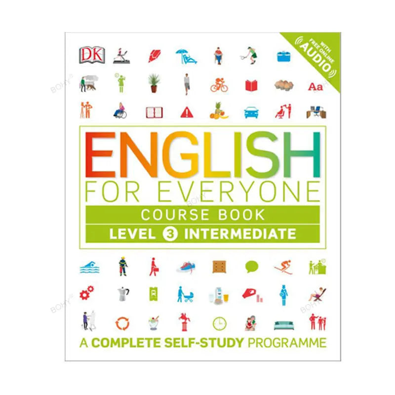 Kids English Learning Book, Complete Self-Study Program(Level 1-4)