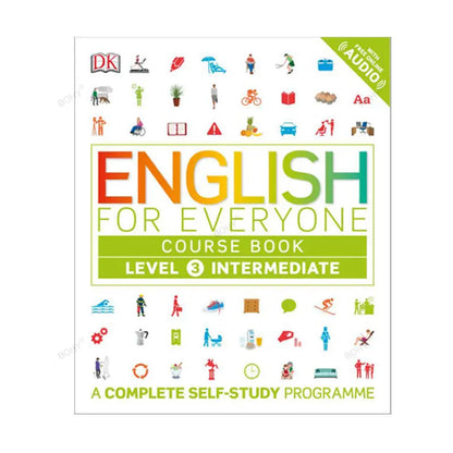 Kids English Learning Book, Complete Self-Study Program(Level 1-4)