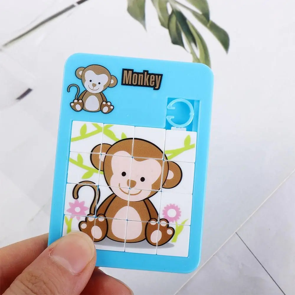 Motor Skills: Number Learning Moving Sliding Puzzles For Kidergarten, Jigsaw Puzzle(5 Psc)
