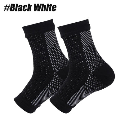 Breathable Neuropathy Socks for Men Women, Soothe Compression Sock for Neuropathy Pain,Ankle Brace, Plantar Fasciitis Relief, 1P