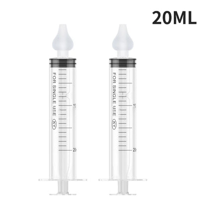 First Aid: Baby Nasal Aspirator Syringe(2pcs), Rhinitis Cleaning Equipment