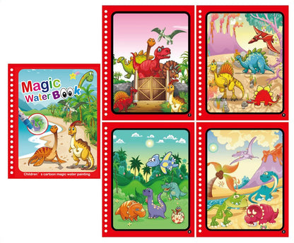 Motor Skills: Magic Water Painting/Reusable Children Activity books