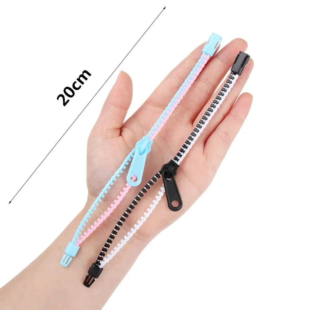 Sensory Zipper Fidget Bracelet, Zip Stimulus Toys. Stress & Anxiety Relief Autism ADHD