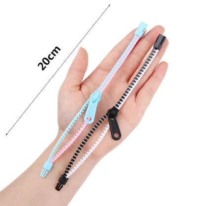 Sensory Zipper Fidget Bracelet, Zip Stimulus Toys. Stress & Anxiety Relief Autism ADHD
