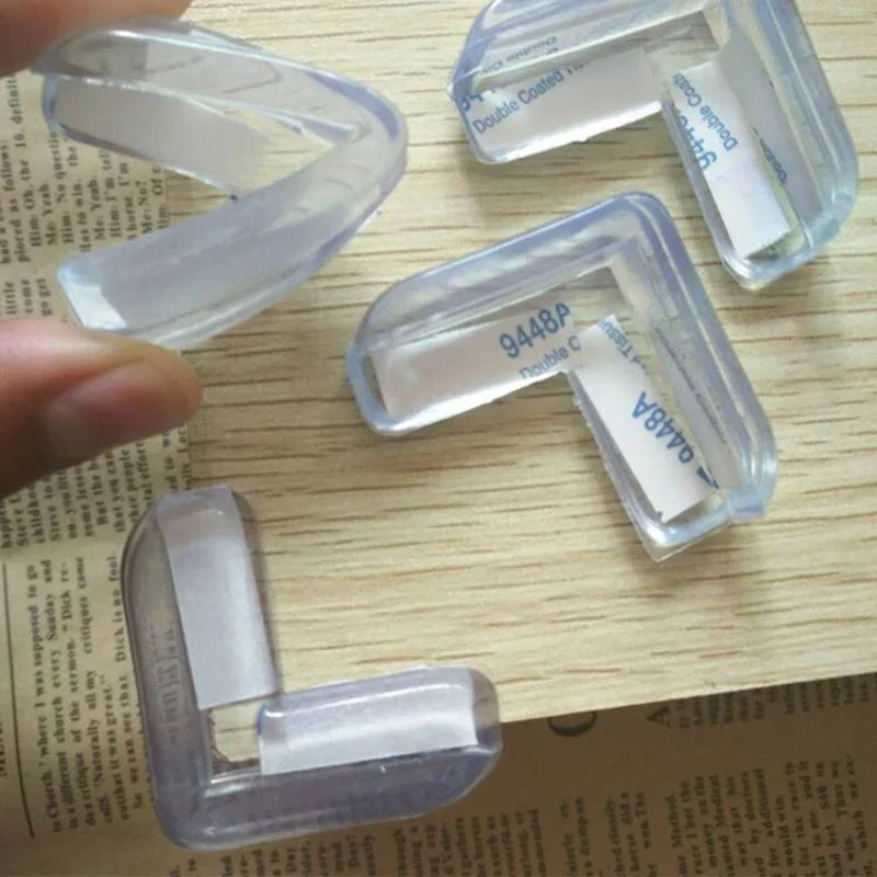 4pcs/set Children Safety Table Conner Protector Transparent Angle Form Furniture Edge Cover Guards Table Conner Proofing Case