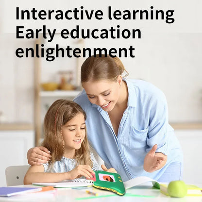 English: Little Dinosaur Learning Machine for Children, Talking Flash Card (English,Spanish,French)