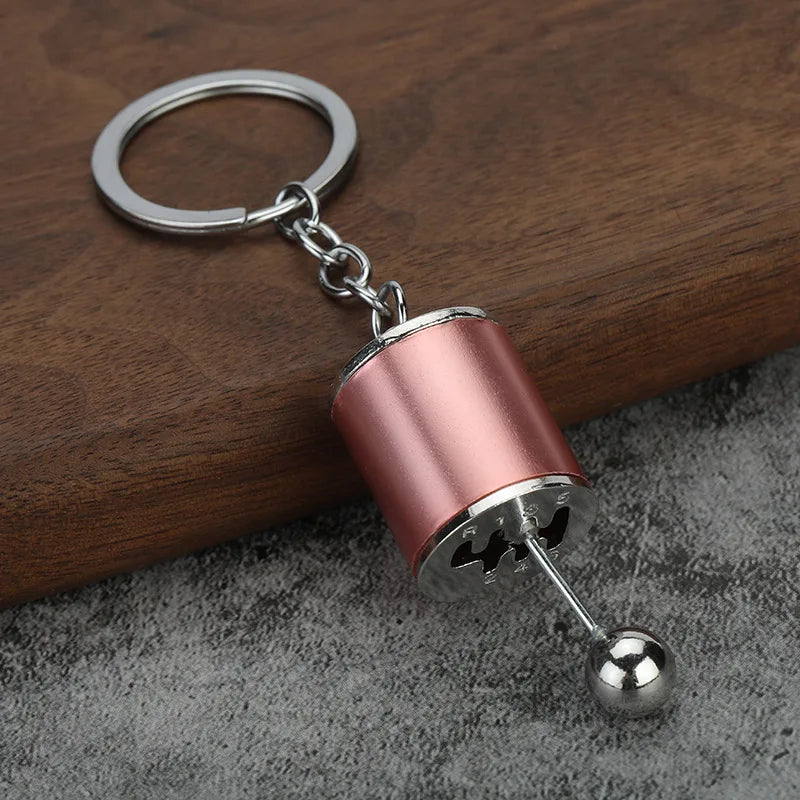 Car Modification Gear Shift Head Keychain Antistress Fidget Toys For Anxiety ADHD Autism