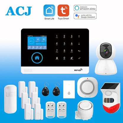 Home Alarm Systems with Motion Cameras,Smart House App Control