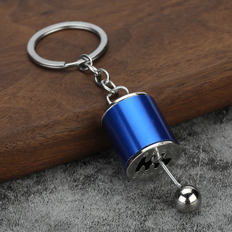 Car Modification Gear Shift Head Keychain Antistress Fidget Toys For Anxiety ADHD Autism