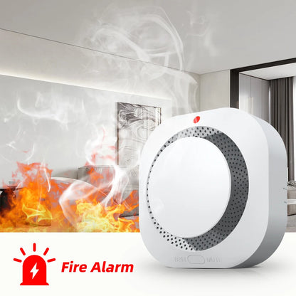 Fire & Gas Alarm: Home Wireless Smoke Detector & Sensor Alarm