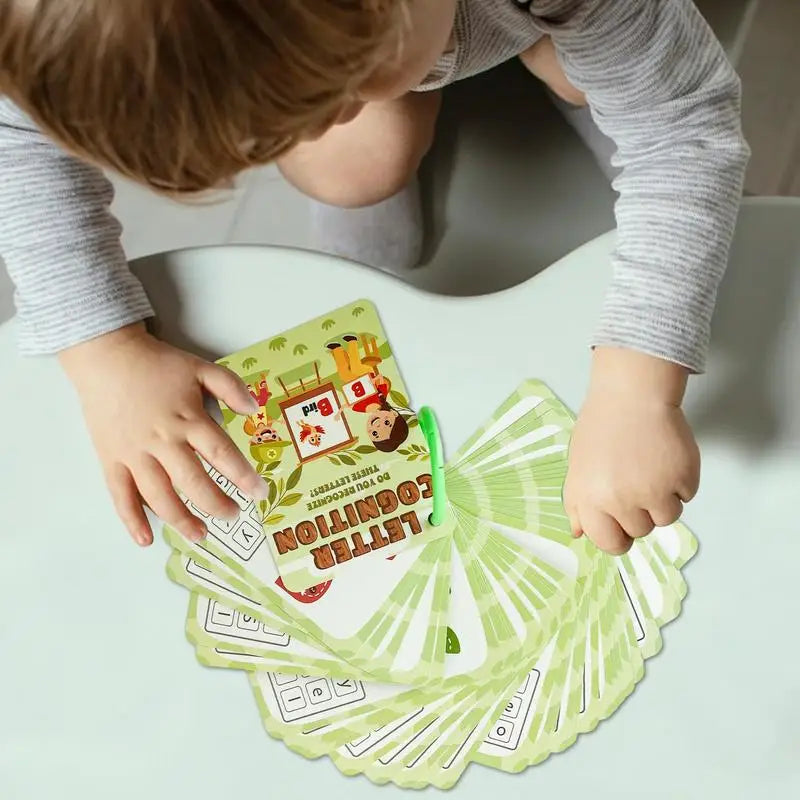 Sensory: Educational Learning Cards Learning Cards 30 Pieces Alphabet Flash Cards Shape Interactive Educational Toy Sight Words Sensory To
