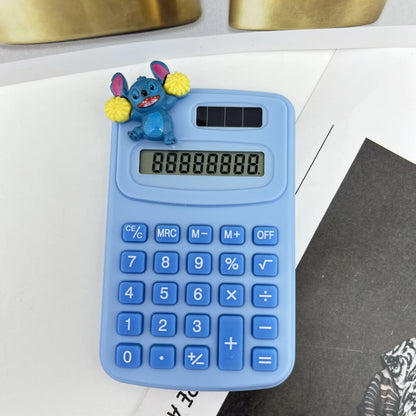 Disney Stitch Math Calculator for Children Learning, Solar Powered Cartoons