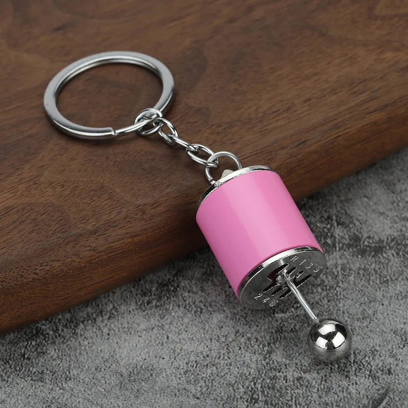 Car Modification Gear Shift Head Keychain Antistress Fidget Toys For Anxiety ADHD Autism