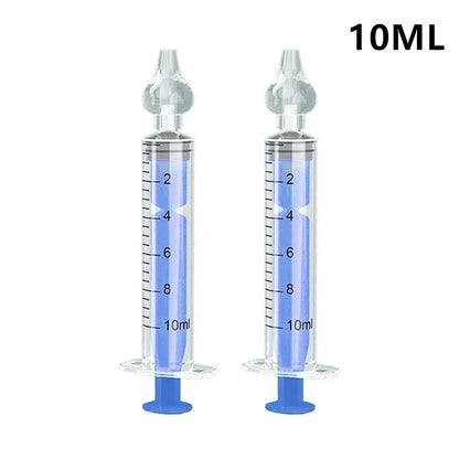 First Aid: Baby Nasal Aspirator Syringe(2pcs), Rhinitis Cleaning Equipment