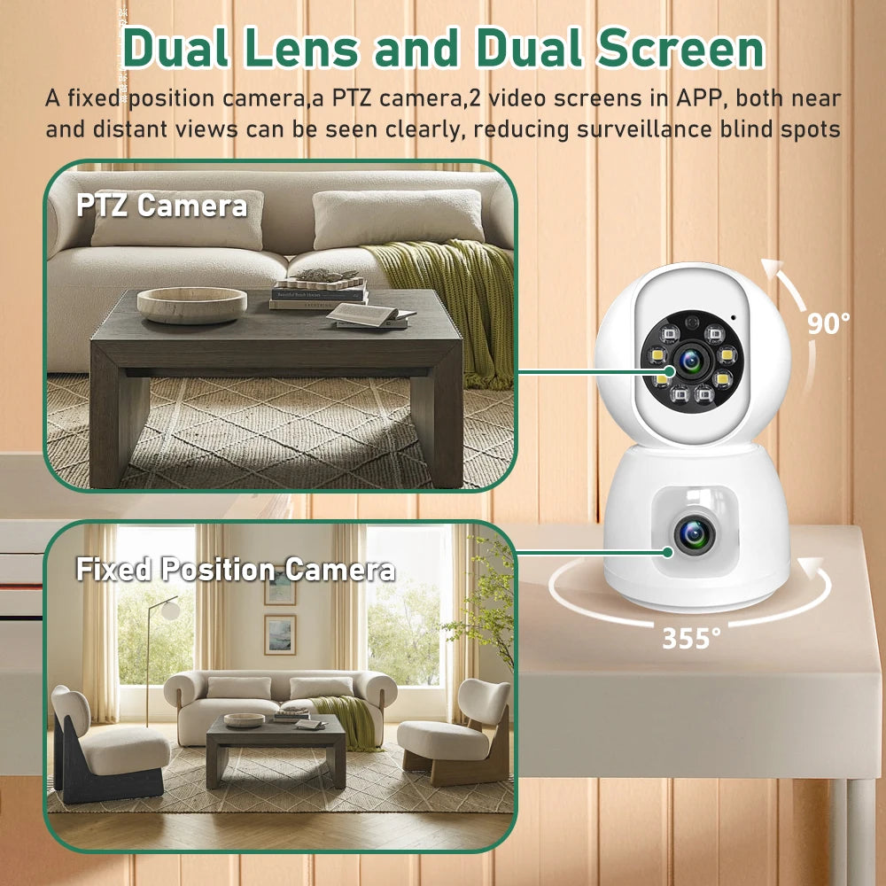 Indoor Smart Wireless WiFi Surveillance Camera(Babies & Pets Monitor)