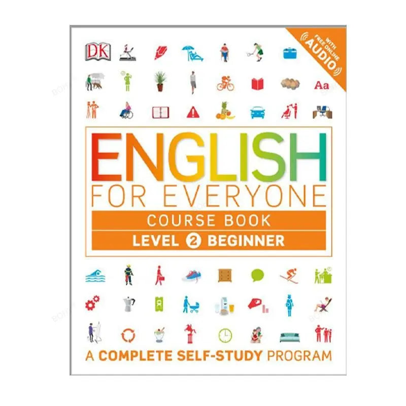 Kids English Learning Book, Complete Self-Study Program(Level 1-4)
