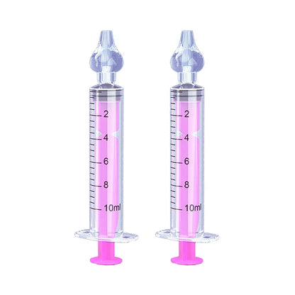 First Aid: Baby Nasal Aspirator Syringe(2pcs), Rhinitis Cleaning Equipment
