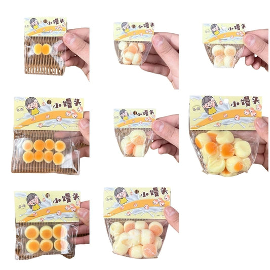 Squeeze Stress Toy Decompression Soft Anxiety Toy Steamed Buns Toy for Autisms Dropship