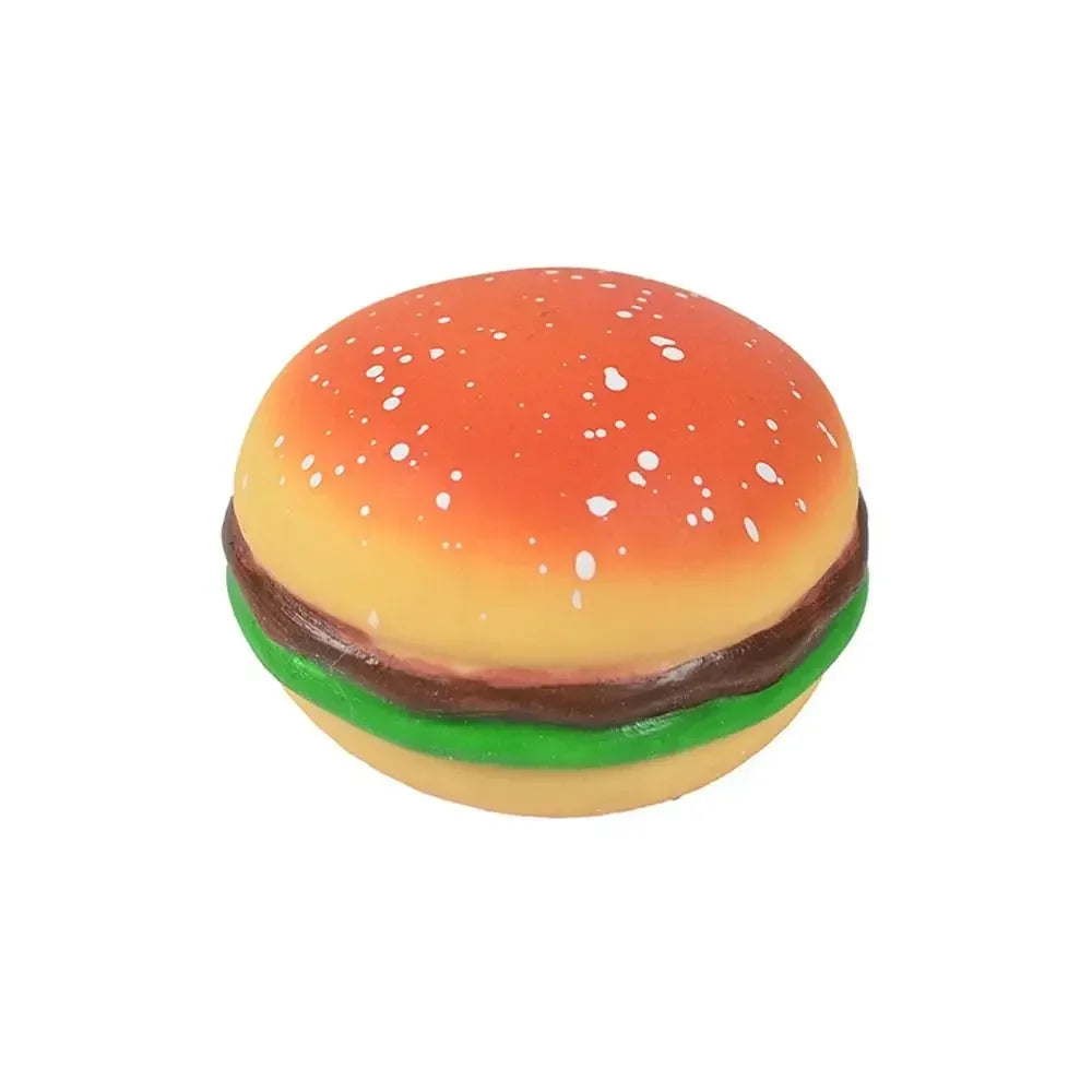 Squishy Hamburger Stress Ball Autism Sensory Toy Stress & Anxiety Relief Fidget Toys Ice-cream Pinch Decompression Toy for Adult