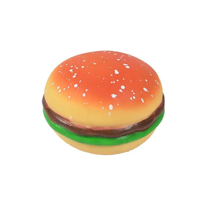 Squishy Hamburger Stress Ball Autism Sensory Toy Stress & Anxiety Relief Fidget Toys Ice-cream Pinch Decompression Toy for Adult