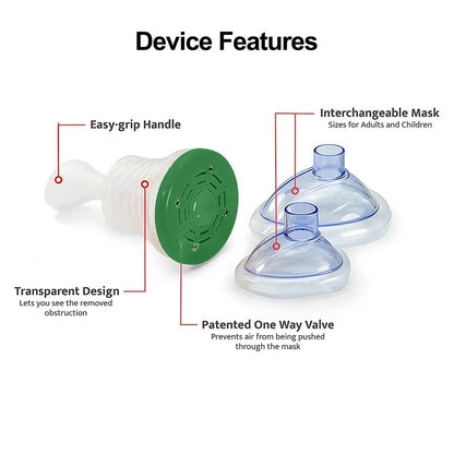First Aid Kit Anti Suffocation Choking Emergency Device, Portable & Perfect for Travel