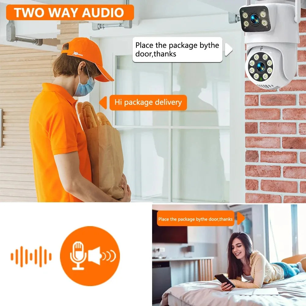 Outdoor/Auto/Home Infrared Surveillance Camera(Tilt 360°)