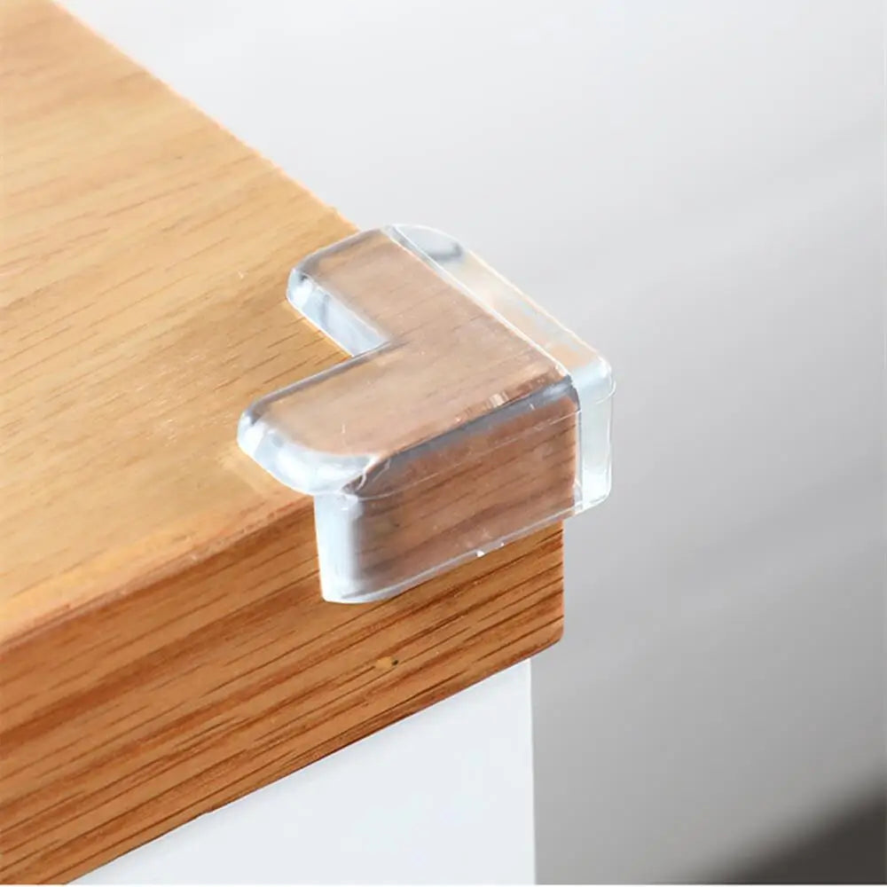 4Pcs/set Baby Safety L Shape Transparent Protectors for Table & Furniture Guards