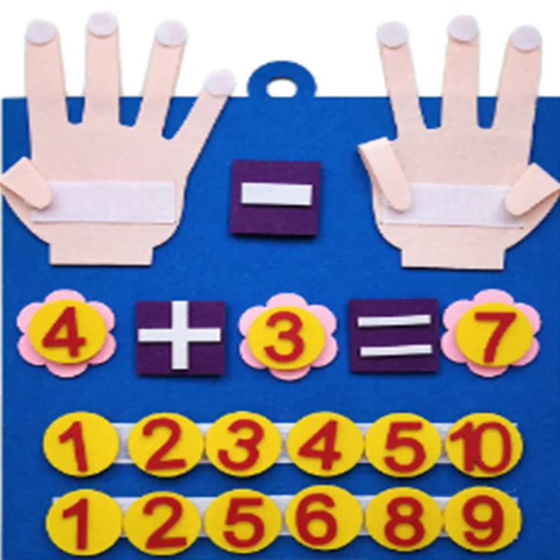 Children Paste Board Mathematics, Didactic Number Education