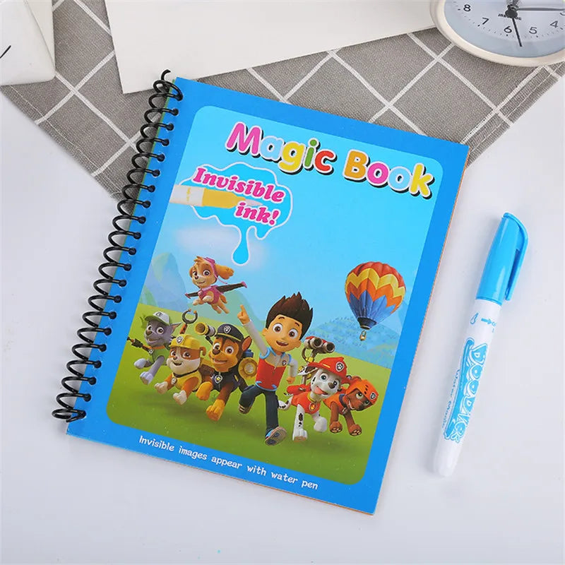 Sensory: Paw Patrol Reusable Magic Water Drawing Coloring Book Kids Sensory Early Education