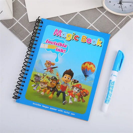 Sensory: Paw Patrol Reusable Magic Water Drawing Coloring Book Kids Sensory Early Education
