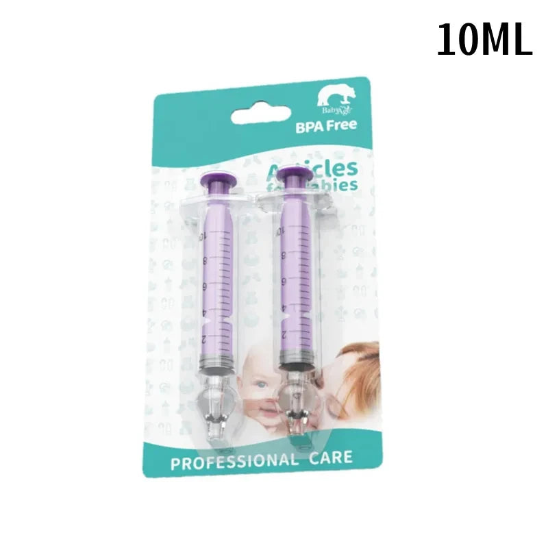 First Aid: Baby Nasal Aspirator Syringe(2pcs), Rhinitis Cleaning Equipment