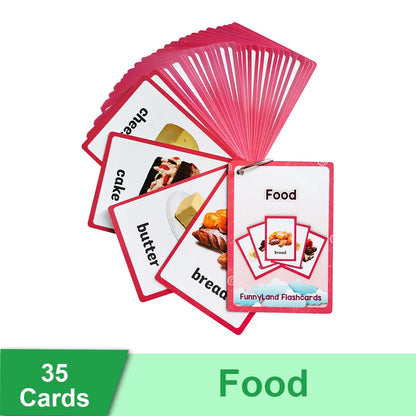 Read & Write English: Kids 3-8 Years English Words Cards Vocabulary Building Montessori Learning Toys Kindergarten Teaching Aids Educational Flashcard