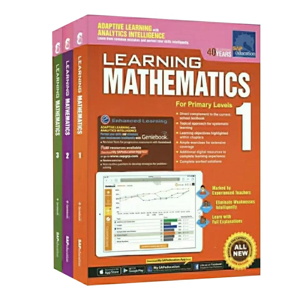 Primary Mathematics School Textbook(Book Grade 1-6/Kindergarten)