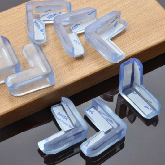 4pcs/set Children Safety Table Conner Protector Transparent Angle Form Furniture Edge Cover Guards Table Conner Proofing Case
