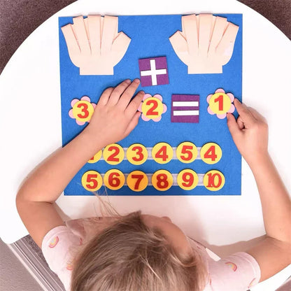 Children Paste Board Mathematics, Didactic Number Education