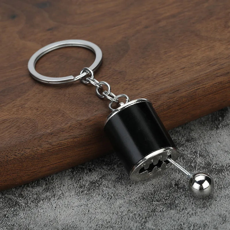 Car Modification Gear Shift Head Keychain Antistress Fidget Toys For Anxiety ADHD Autism