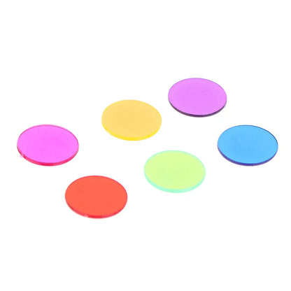 Tools for Math Learning Resources(100/50 pcs), Montessori Education Color Bingo Chips