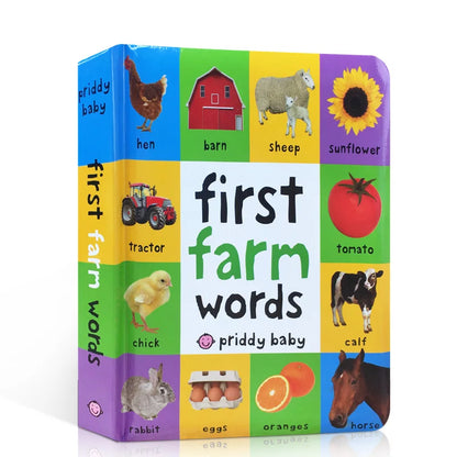 Baby Learning English Picture Animals Books(the First 100 words)