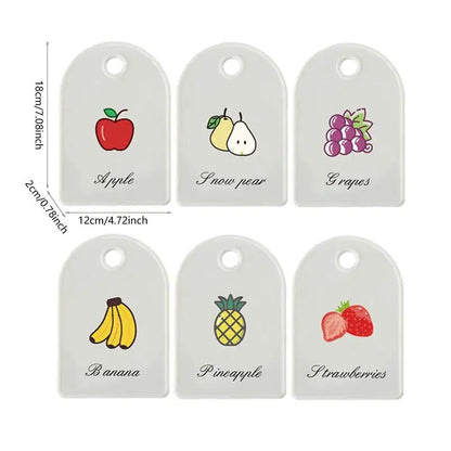 Sensory: Colorful Animals & Fruits Cognitive Words Double Sided Learning Flash Cards for Toddlers