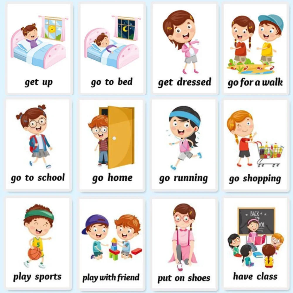 Read & Write English: Educational Animal Flash Cards for Children( 0-3 yrs. old)