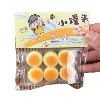 Squeeze Stress Toy Decompression Soft Anxiety Toy Steamed Buns Toy for Autisms Dropship