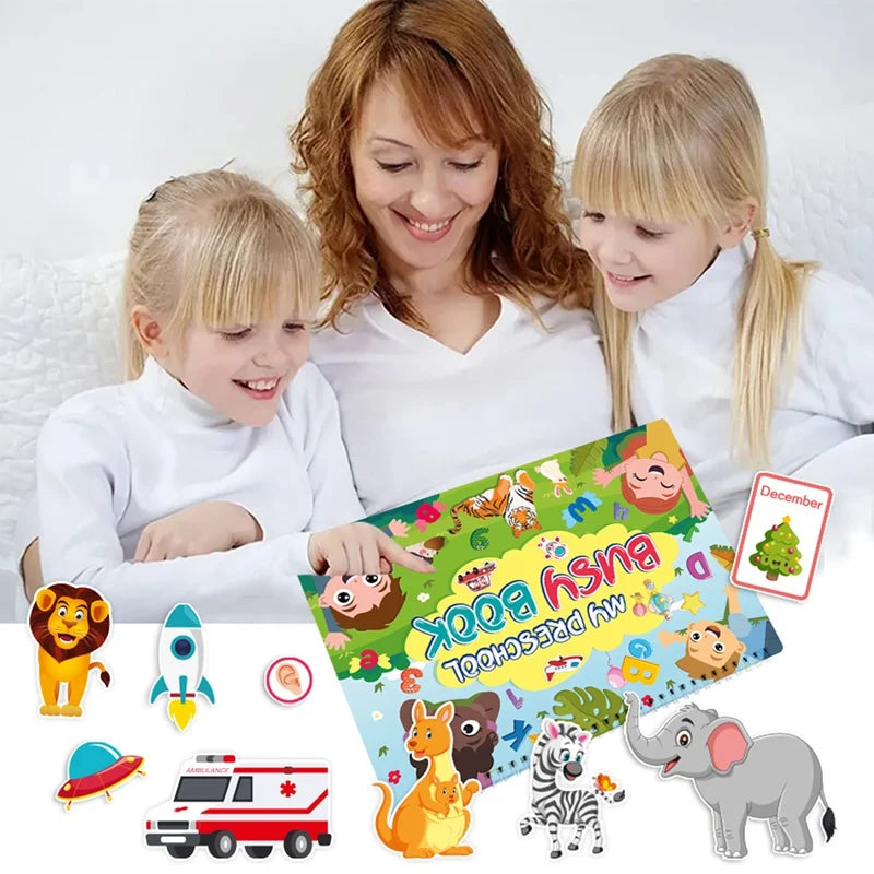 Montessori Book Learning Toys 32 Themes Activity Binder Early Educational Autism Sensory Toys