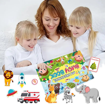 Montessori Book Learning Toys 32 Themes Activity Binder Early Educational Autism Sensory Toys