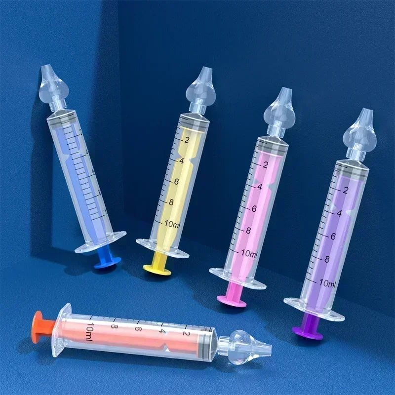 First Aid: Baby Nasal Aspirator Syringe(2pcs), Rhinitis Cleaning Equipment